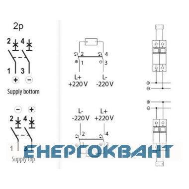 Автоматичний вимикач ETI 691621108 ETIMAT P10 / R-DC 2p C 16A (10kA) Автоматичний вимикач ETI 691621108 ETIMAT P10 / R-DC 2p C 16A (10kA)