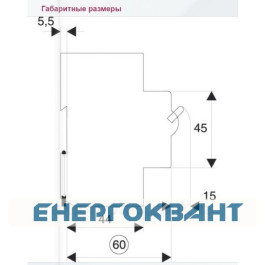 Незалежний расцепитель ETI 002159301 DA ETIMAT 10 AC 230V