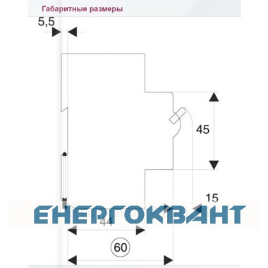 Незалежний расцепитель ETI 002159312 DA ETIMAT 10 AC 24V