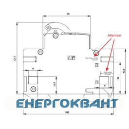 Автомат вимикач ETIMAT 6 3p З 10А