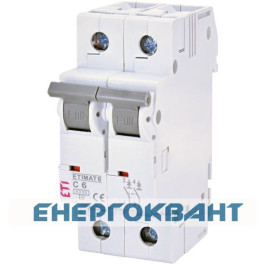 Автомат вимикач ETIMAT 6 2p З 20А