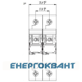 Автомат вимикач ETIMAT 6 2p З 20А