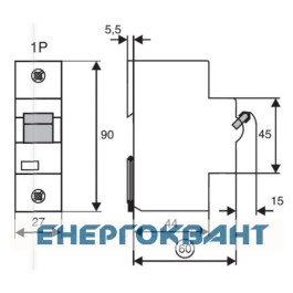 Ел.автомат ETIMAT 10 3p З 80А