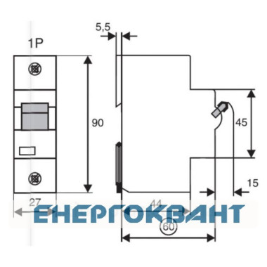 Електро-автомат ETIMAT 10 3p З 100А