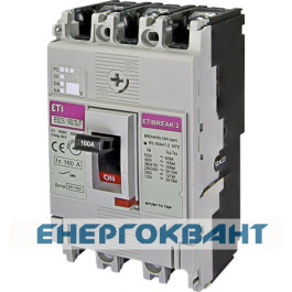 Автоматичний вимикач ETI EB2S 160 / 3LF 160А