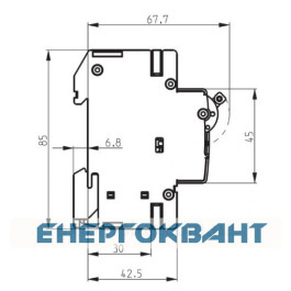 Автоматичний вимикач ETI 002125718 ETIMAT 10 3p B 25А (10 kA)