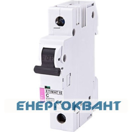 Автоматичний вимикач ETI 002131712 ETIMAT 10 1p C 6А (10 kA)