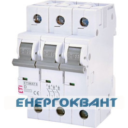 Автоматичний вимикач ETI 002164520 ETIMAT 6 3p D 40A (6kA)