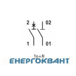 Автоматичний вимикач ETI 002191122 ETIMAT 6 1p + N З 10А (6 kA)