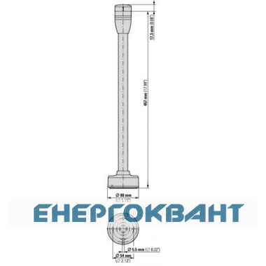 Базовий модуль швидкого монтажу 400мм Eaton SL4-FMS-400 Ø40мм