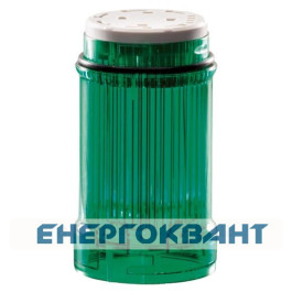 Зелений модуль сигнальної колони Eaton SL4-L-G Ø40мм (порожній)