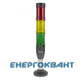 Червоно-жовто-зелена сигнальна колона 100мм Eaton SL4-100-L-RYG-24-LED 24В Ø40мм