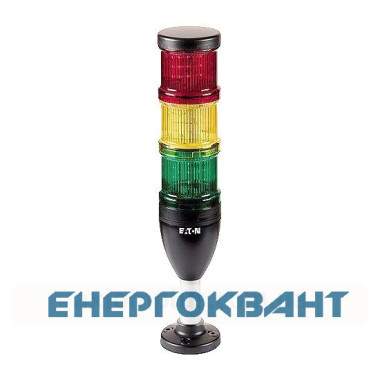 Червоно-жовто-зелена сигнальна колона 100мм Eaton SL7-100-L-RYG-24-LED 24В