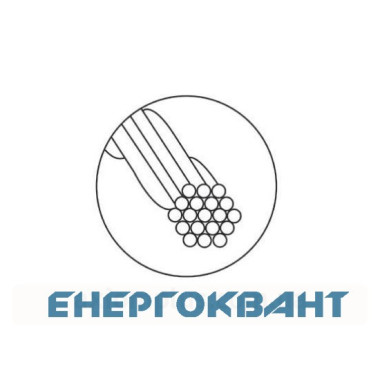 Алюмінієвий трос провідник DKC NC3050 Ø10мм (19хØ1,8мм) 50м