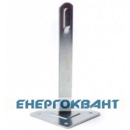 Металевий тримач токопроводящего прута DKC ND2106ZC ø8мм висотою 100мм з оцинкованої сталі