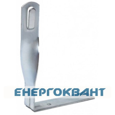 Скручений кутовий тримач токоотводящий прута DKC ND2252ZC 100х100х25мм з оцинкованої сталі Скручений кутовий тримач токоотводящий прута DKC ND2252ZC 100х100х25мм з оцинкованої сталі