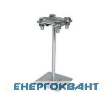 Хрестовий держатель токоотвода DKC ND2333ZC на підставці висотою 135мм