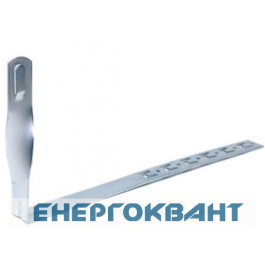 Сталевий скручений держатель токопроводящего провідника DKC ND2206 ø8мм під черепицю довжиною 330мм