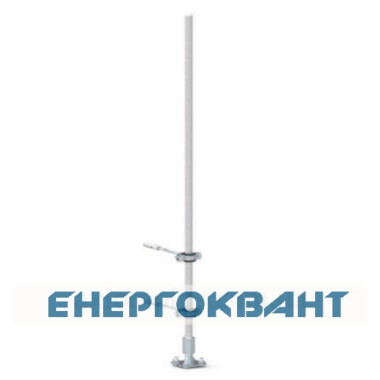 Алюмінієвий молниеприемник DKC NL7200 з власниками Ø16мм довжиною 2м