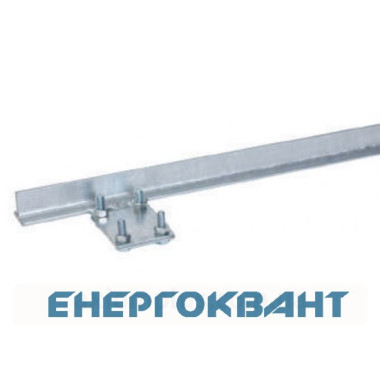 Вертикальний Т-подібний заземлитель DKC NE1105 30х30х30х4мм довжиною 2м зі сталі гарячого цинкування