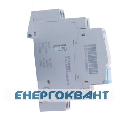 Контактор 25A ESC227 (1 але + 1НЗ, 230В) 1м Hager