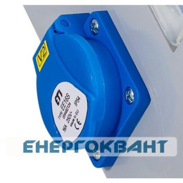 Будівельний щиток харчування ETI 004483111 з роз'ємами EDS4m 2-2 / 1-5 32 (Роз'єм 32A / 5P-1 Schuko-2 АВ: C16 / 1-1 C32 / 3-1 «міні»)