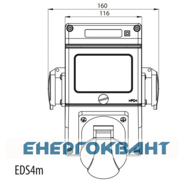Будівельний щиток харчування ETI 004483111 з роз'ємами EDS4m 2-2 / 1-5 32 (Роз'єм 32A / 5P-1 Schuko-2 АВ: C16 / 1-1 C32 / 3-1 «міні») Будівельний щиток харчування ETI 004483111 з роз'ємами EDS4m 2-2 / 1-5 32 (Роз'єм 32A / 5P-1 Schuko-2 АВ: C16 / 1-1 C32 / 3-1 «міні»)