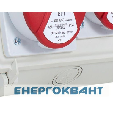 Будівельний щиток харчування ETI 004483200 з роз'ємами EDS7 1-2 / 2-5 16/32 (Роз'єм 16A / 5P-1 32A / 5P-1 Schuko-1 АВ: C16 / 1-1 C16 / 3-1 C32 / 3-1 ) Будівельний щиток харчування ETI 004483200 з роз'ємами EDS7 1-2 / 2-5 16/32 (Роз'єм 16A / 5P-1 32A / 5P-1 Schuko-1 АВ: C16 / 1-1 C16 / 3-1 C32 / 3-1 )