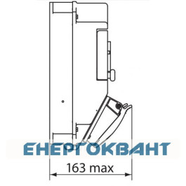 Будівельний щиток харчування ETI 004483200 з роз'ємами EDS7 1-2 / 2-5 16/32 (Роз'єм 16A / 5P-1 32A / 5P-1 Schuko-1 АВ: C16 / 1-1 C16 / 3-1 C32 / 3-1 )