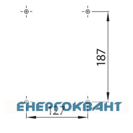 Будівельний щиток харчування ETI 004483250 з роз'ємами EDS8 2-2 / 1-5 16 (Роз'єм 16A / 5P-1 Schuko-2 АВ: C16 / 1-1 C16 / 3-1)