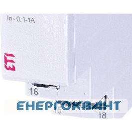 Реле контролю споживаного струму ETI 002471816 PRI-51/1 (0 1..1A) (1x8A AC1)