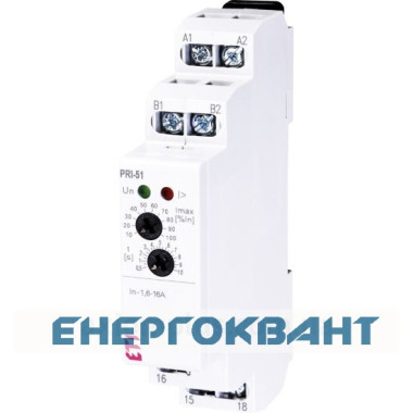 Реле контролю споживаного струму ETI 002470019 PRI-51/16 (1 6..16A) (1x8A AC1)