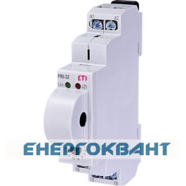 Реле контролю споживаного струму ETI 002471830 PRI-32 UNI 24-240V AC 24V DC (1..20A) (1x8A AC1)