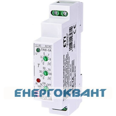 Реле часу ETI 002470027 TRE-1A з затримкою включення Реле часу ETI 002470027 TRE-1A з затримкою включення