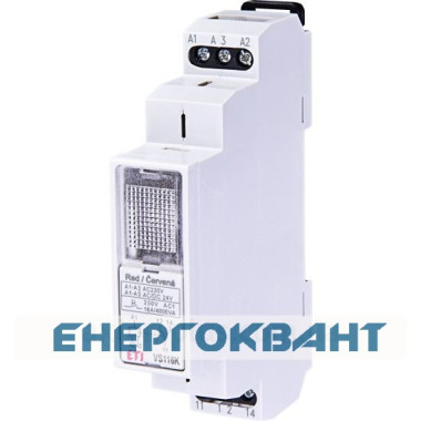 Проміжне реле ETI 002471201 VS116K 24 / 230V (1x16A AC1) Проміжне реле ETI 002471201 VS116K 24 / 230V (1x16A AC1)