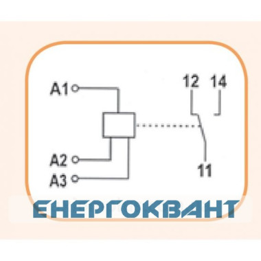Проміжне реле ETI 002471201 VS116K 24 / 230V (1x16A AC1) Проміжне реле ETI 002471201 VS116K 24 / 230V (1x16A AC1)