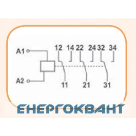 Проміжне реле ETI 002471202 VS316K 230V АС (3x16A AC1)