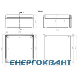 Монтажна плита ETI 001102504 SB-MP44 (для SB-44)