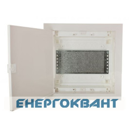 Мультимедійний щиток ETI 001101189 ECG14 MEDIA-PO (перфорована панель і пластикова біла двері)