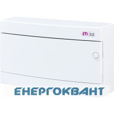 Зовнішній модульний щит ETI 001101007 ECT 18PO 18 М з білої дверцятами