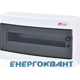 Зовнішній модульний щит ETI 001101002 ECT 18PT 18 М з прозорими дверцятами