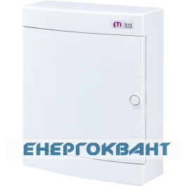 Зовнішній модульний щит ETI 001101008 ECT 24PO 24 М з білої дверцятами