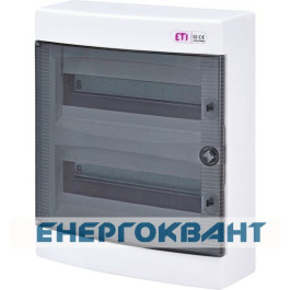 Зовнішній модульний щит ETI 001101003 ECT 24PT 24 М з прозорими дверцятами