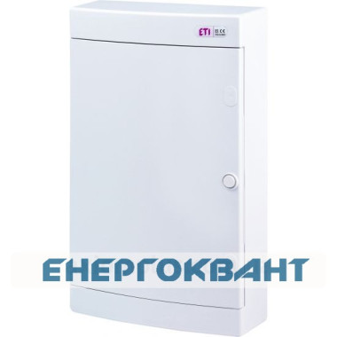 Зовнішній модульний щит ETI 001101009 ECT 36PO 36 М з білої дверцятами
