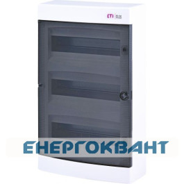 Зовнішній модульний щит ETI 001101004 ECT 36PT 36 М з прозорими дверцятами