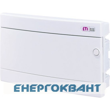 Вбудований щиток ETI 001101019 ECМ 18PO 18 М з білої дверцятами Вбудований щиток ETI 001101019 ECМ 18PO 18 М з білої дверцятами