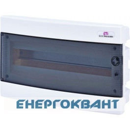 Вбудований щиток ETI 001101018 ECМ 18PT 18 М з прозорими дверцятами