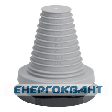 Рукав Hager FZ413M для кабелю D до 55мм для фланця FZ408M IP54