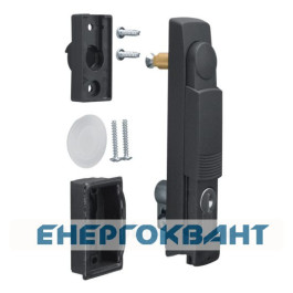 Поворотна ручка Hager FZ518N Univers з замком для щитів