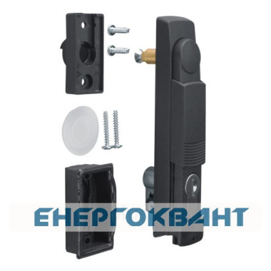 Поворотна ручка Hager FZ518N Univers з замком для щитів